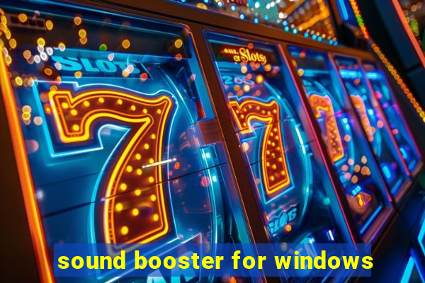 sound booster for windows